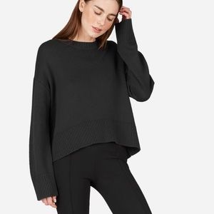 Everlane the soft cotton square crew Black Small